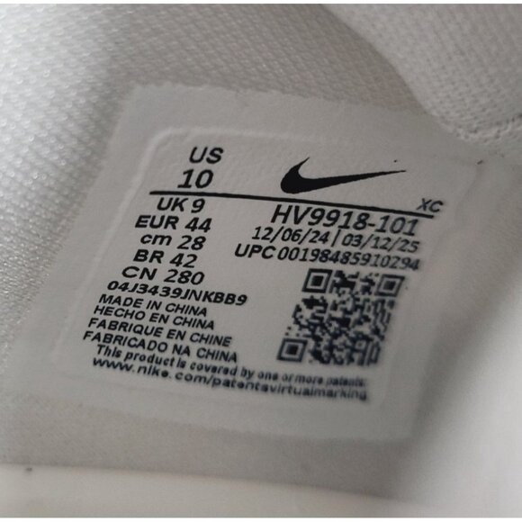 NEW Nike Air Zoom GT Cut 3 Basketball Shoes HV9918-101 Size 10 Turbo White